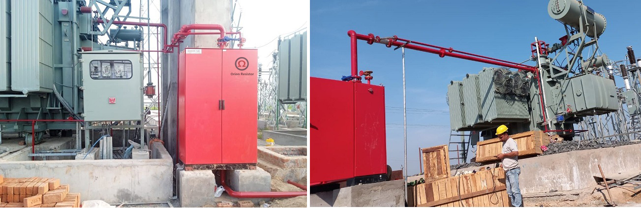 Nitrogen Injection Fire Protection System on 110KV transformer sites